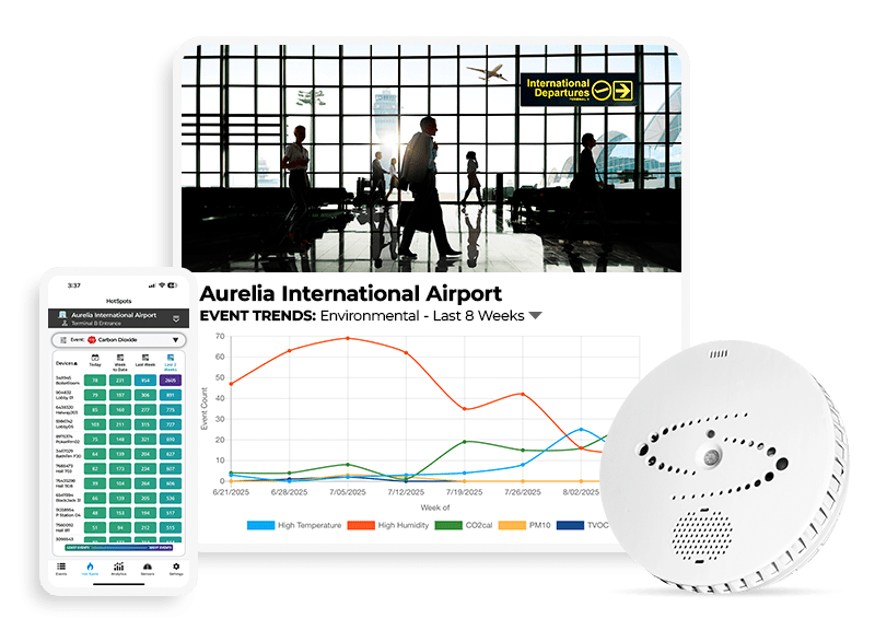 Smart sensor for safer, cleaner airports