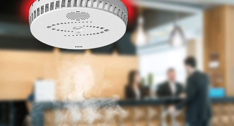 Rilevatore Di Fumo Fotoelettronico Wireless Hikvision DS PDSMK S WE - Foto 8